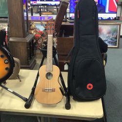 Mitchell MU50SE Acoustic-Electric Concert Ukulele With Road Runner Soft Shell Case 💵  💳  💵  Cash and Card Accepted 