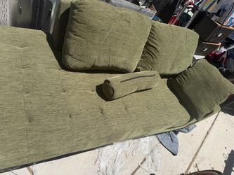Green Couch Piece Very Nice Condition 