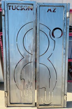 1 1/2” inch Steel Metal Entry Gates