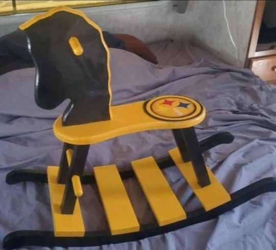 Steelers Rocking Horse