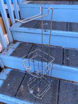 Toilet paper holder stand