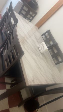 Marble Kitchen Table