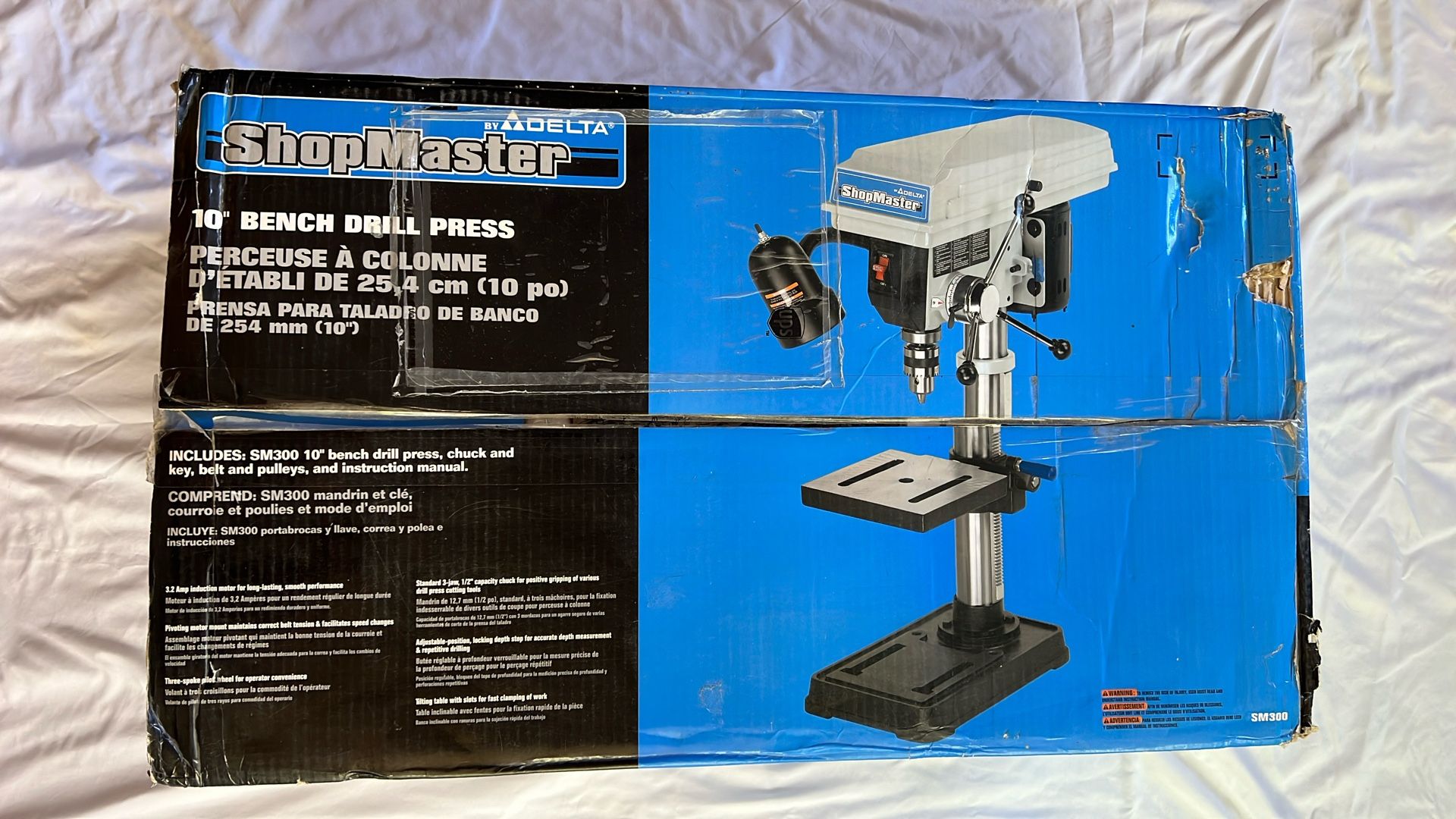 10” Bench Drill Press ShopMaster Delta