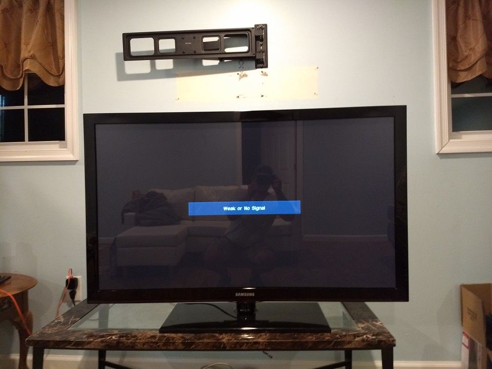 50" TV or Large Monitor.