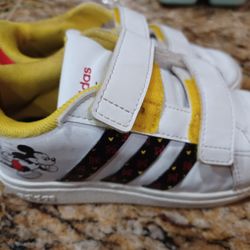 Kids Sneakers - Adidas Disney Superstar, Boys Size 10k