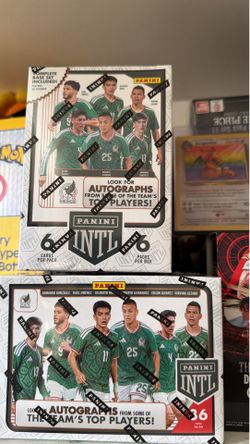 Panini Mexico International Team Foil Box World Cup 2026 New