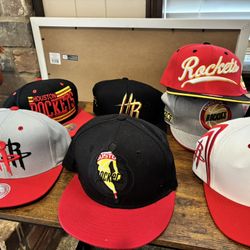 Houston Rocket Snapbacks And Few More 