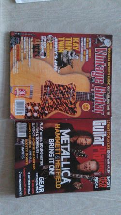 Vintage Guitar & Guitar Player Magazines