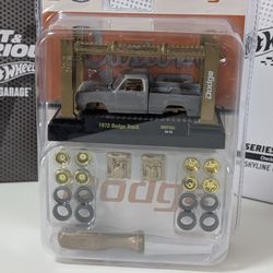 2024 M2 Machines Walmart Exclusive 1972 Dodge Truck - Model Kit RAW SUPER Chase