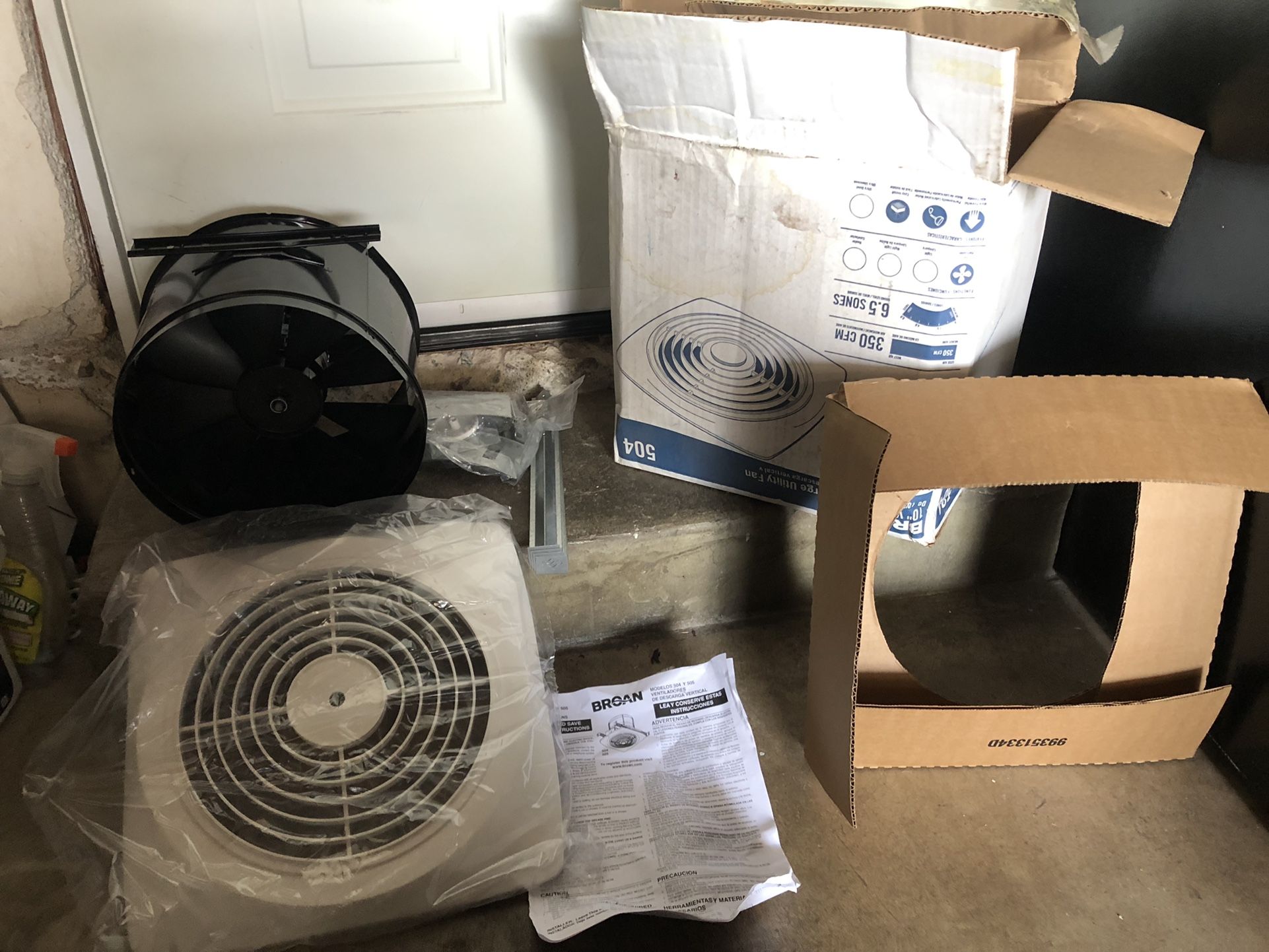 PRICE IS FIRM BRAND NEW IN BOX Broan 504 10 Inch Vertical Discharge Exhaust Vent Fan 330 CFM 89 You are more than welcome to test the item before y