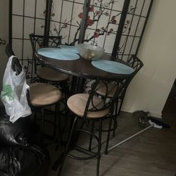Leather Couch Sectional Plus High Table