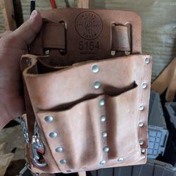 Klein Tool Belt And Pouch New