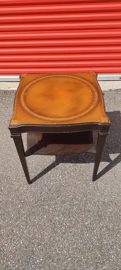 Vintage wooden accent table