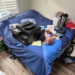 Queen Size Mattress And Metal Frame ONLY