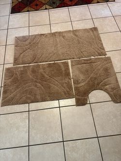 3pc Bathroom Rug Set