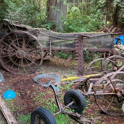 Original Manure Spreader. All Steel Wheels