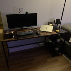 Rustic Industrial Style Computer Desk for Sale - Chicago Pickup Only