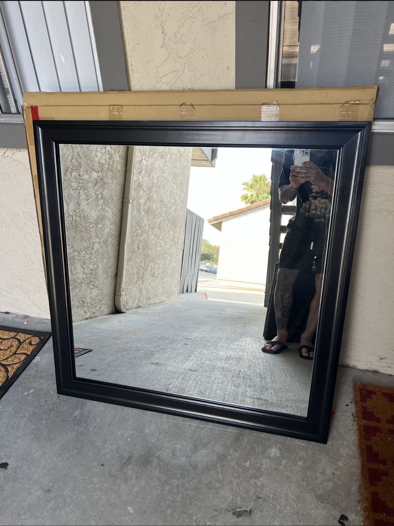 Black Dresser Mirror