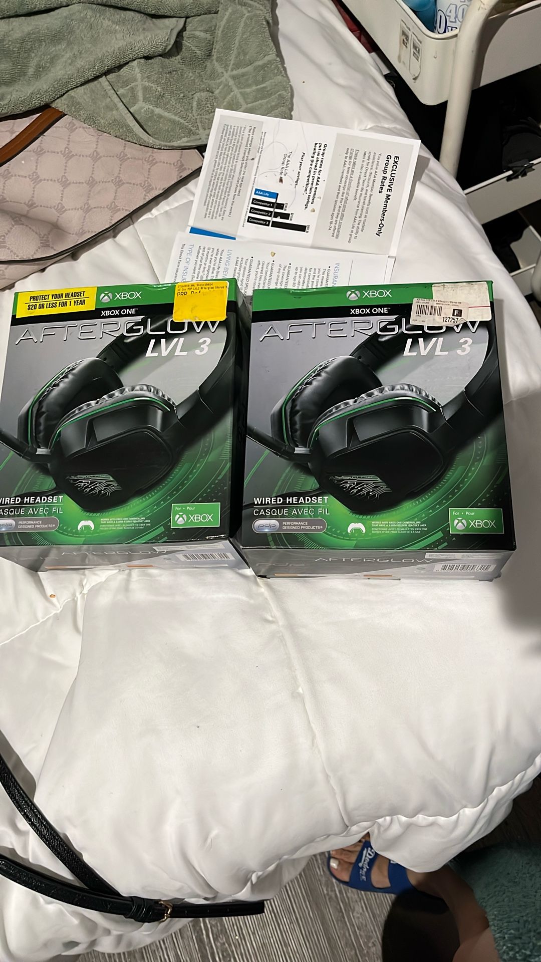 Xbox one afterglow LBL3 wireless headset