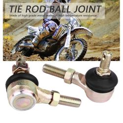 KIMISS 2pcs 10mm / 0.4in Thread Left and Right Hand Tie Rod Ball Joint for ATV Quad Dirt Bike Go Kart Moped Scooter 70cc 90cc 110cc 125cc 150cc 200cc 