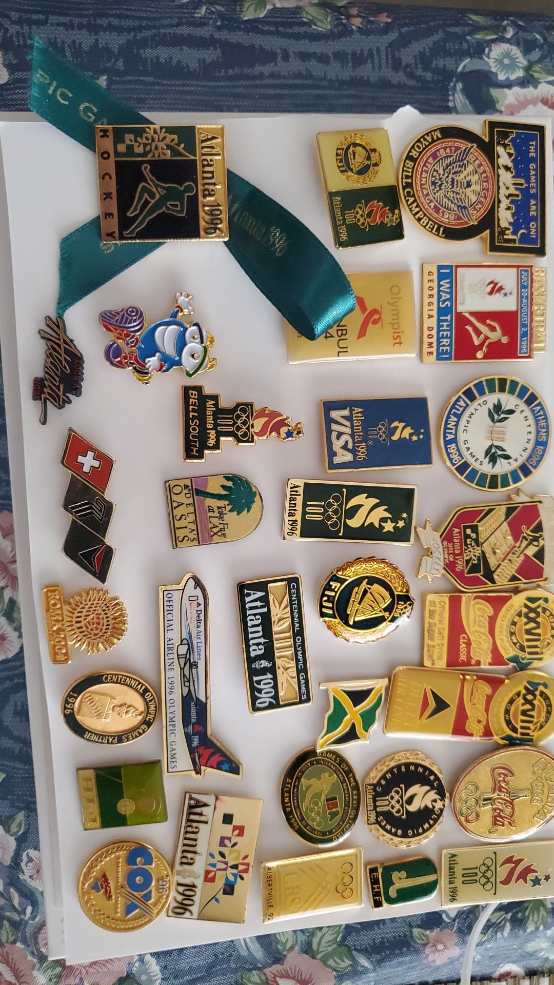 Brooch collection 1996 Atlanta (pins)