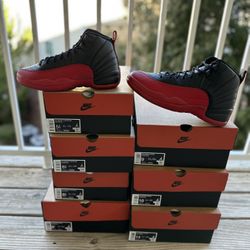 BRAND NEW JORDAN 12 “FLU GAME” FOR SALE!!! GS SIZES 5.5, 6, & 6.5 $240 MEN SIZES 8.5, 9, 10 $350