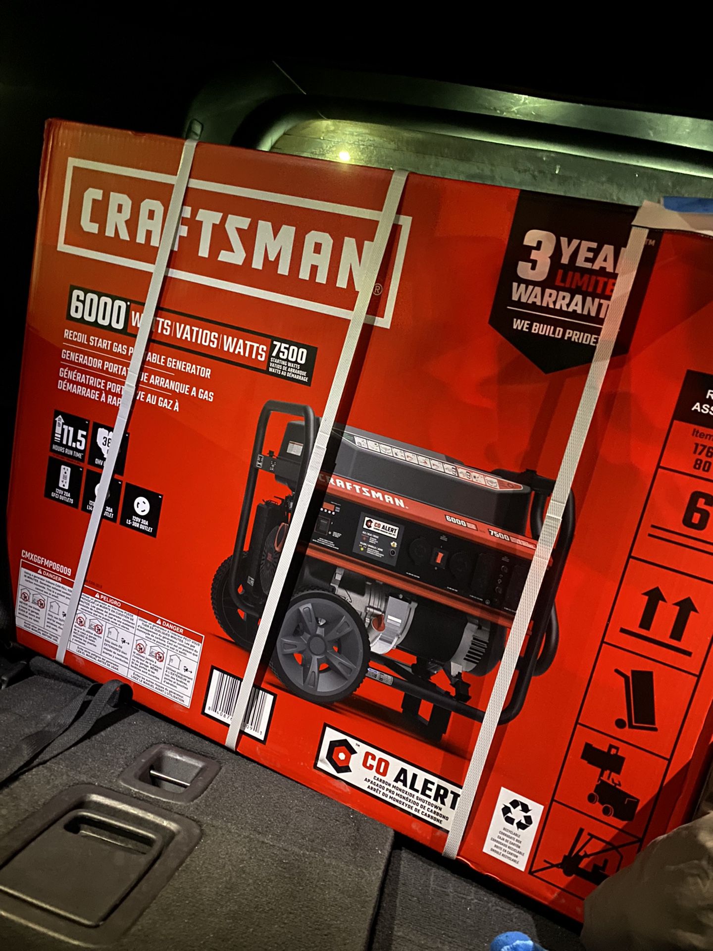 craftsman's generator 6000w