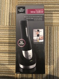 The sharper image rechargeable wine opener