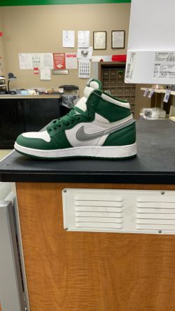 Green Nike Jordan’s