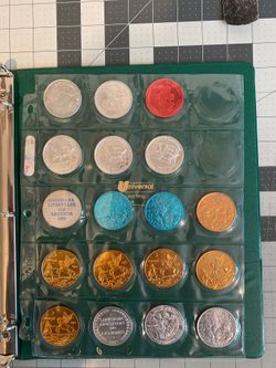 Mardi Gras Coins 1973-1987ish Assorted