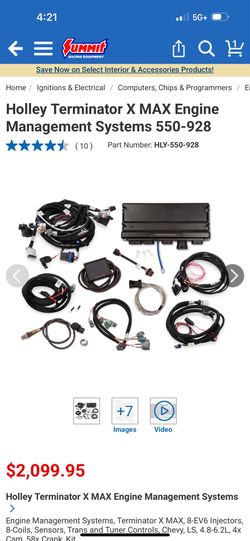 Holley Terminator X Max