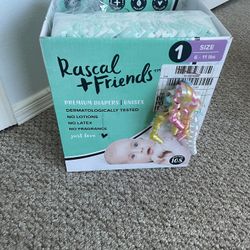 Rascal Friends Diapers (Size 1 )