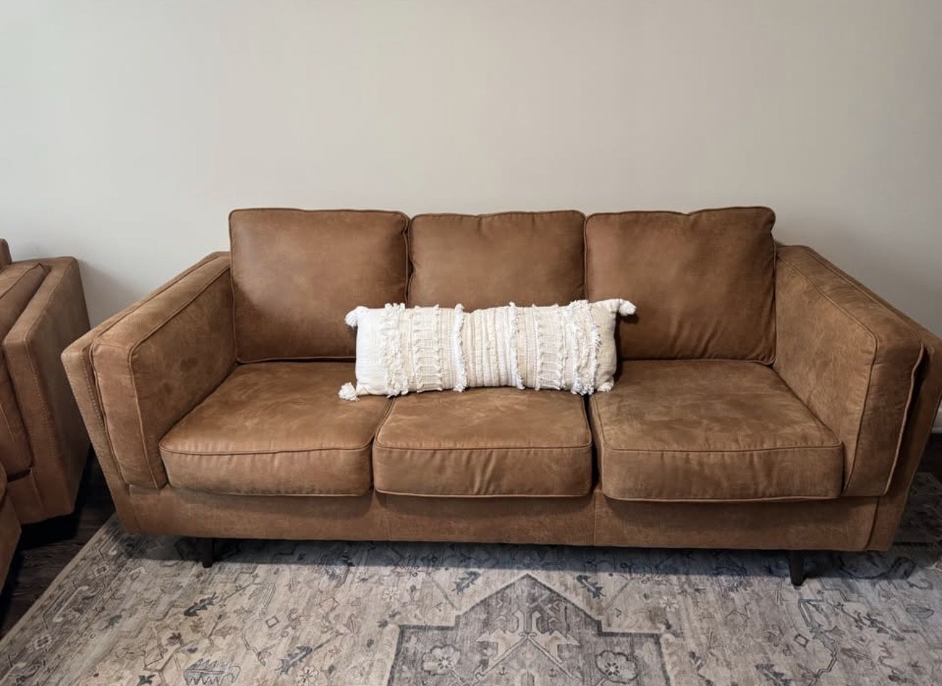 Couch And Chair With Ottoman 