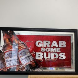Bud Beer Sign 