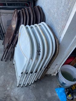 16 metal chairs