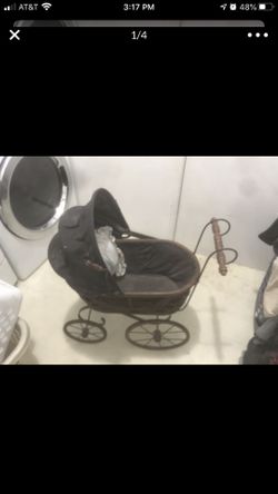 Antique doll carriage