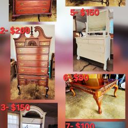 VARIOUS HOUSEHOLD FURNITURE (Delivery Available)