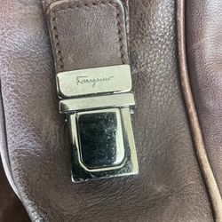 Sergio Ferragamo, Men’s Handbag Leather Briefcase 