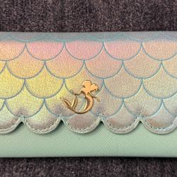 Loungefly X Disney The Little Mermaid Ariel Saffiano Scales Wallet, Used