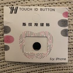 iPhone Home Button Touch ID Cover Sticker Protector Black 7, 7 Plus, 8, 8 Plus, SE 2020, 2022