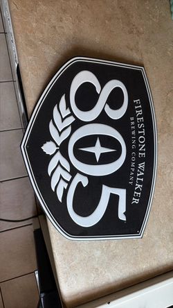 805 porcelain sign brand new