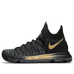 Nike Zoom KD9 Elite Flip the Switch 878637-007 Men Sz 12 Shoes Gray Gold