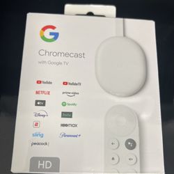 Google Chromecast HD New 