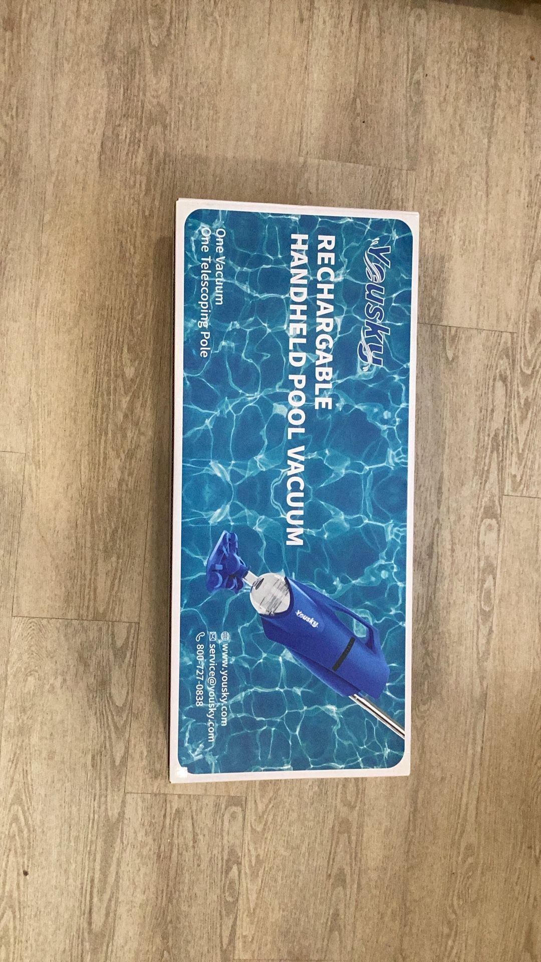 NEW- Rechargeable Handheld Pool Vacuum