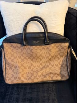 Coach Signature Canvas Briefcase