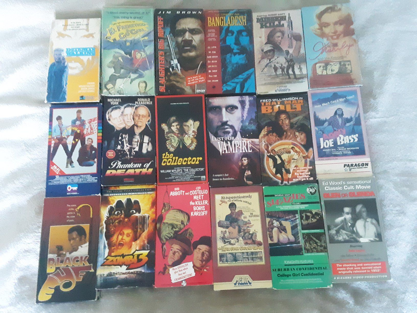 Lots of VHS Tapes - Horror/Cult & More!!!