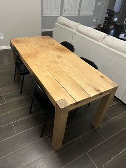 White oak table