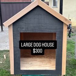 Dog House Hand Made Casa Para Perros Grande Large Dog  Size  Grande
