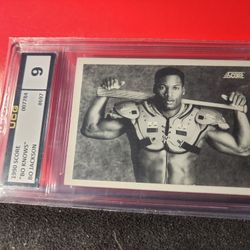 Bo Jackson 1990 Score Baseball #697 B&W Legendary BO Card  UCG 9 MINT