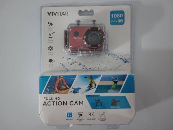 BRAND NEW Vivitar Full HD Water Proof Action Camera - $45 (Harahan)